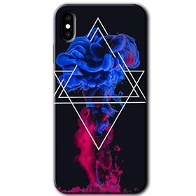 Apple iPhone XS Mekanik Duman 1 Baskılı Uyumlu Silikon Kılıf