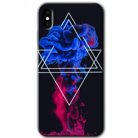 Apple iPhone XS Mekanik Duman 1 Baskılı Uyumlu Silikon Kılıf