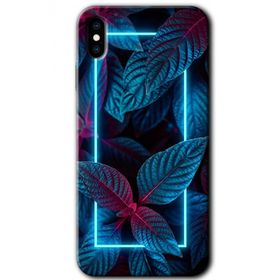 Apple iPhone XS Mekanik Yaprak 4 Baskılı Uyumlu Silikon Kılıf
