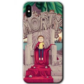 Apple iPhone XS Morty Baskılı Uyumlu Silikon Kılıf