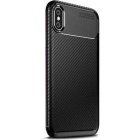 Apple İphone XS Negro Karbon Dizayn Nano Silikon Kılıf