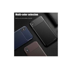 Apple İphone XS Negro Karbon Silikon Kılıf
