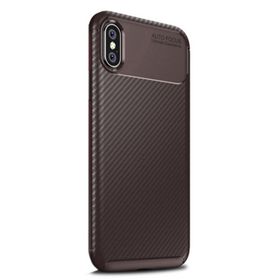 Apple İphone XS Negro Karbon Silikon Kılıf