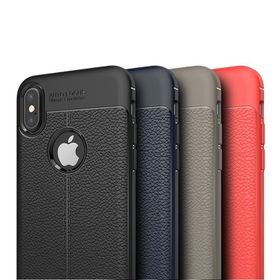 Apple İphone Xs Niss Deri Görünümlü Ultra Koruma Silikon Kılıf