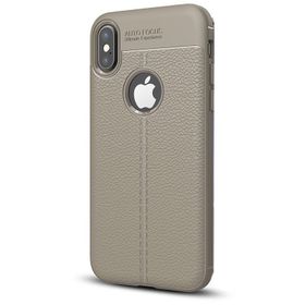 Apple İphone Xs Niss Deri Görünümlü Ultra Koruma Silikon Kılıf