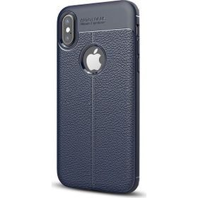 Apple İphone Xs Niss Deri Görünümlü Ultra Koruma Silikon Kılıf