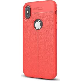 Apple İphone Xs Niss Deri Görünümlü Ultra Koruma Silikon Kılıf