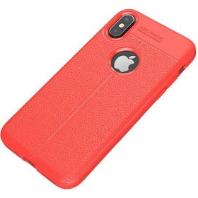 Apple İphone Xs Niss Deri Görünümlü Ultra Koruma Silikon Kılıf