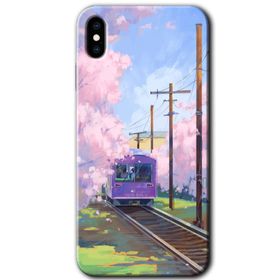 Apple iPhone XS Rails Paint Baskılı Uyumlu Silikon Kılıf