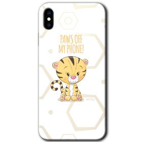 Apple iPhone XS Sevimli Kedi 1 Baskılı Uyumlu Silikon Kılıf