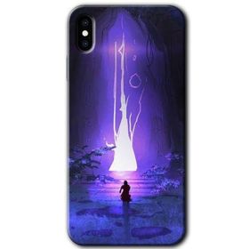 Apple iPhone XS Wanderer Silhouette Baskılı Uyumlu Silikon Kılıf
