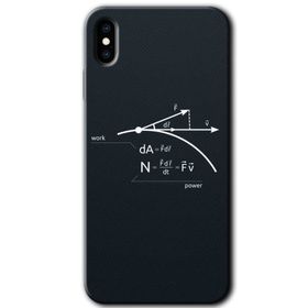 Apple iPhone XS Work Formül Baskılı Uyumlu Silikon Kılıf