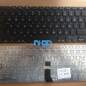 Apple Macbook AIR 13 A1466 Siyah Notebook Klavye