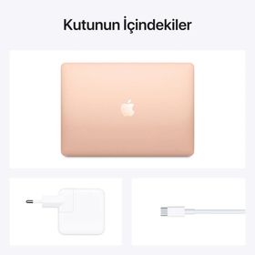 Apple MacBook Air MGND3TU/A M1 8GB RAM 256GB macOS 13 inç Altın Laptop - Notebook Yenilenmiş