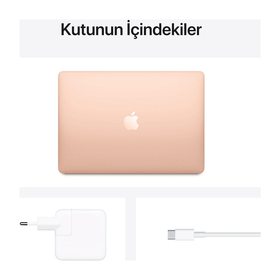Apple MacBook Air MGND3TU/A M1 8GB RAM 256GB SSD macOS 13 inç Altın Laptop - Notebook