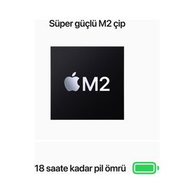 Apple MacBook Air MLXY3TU/A M2 Çip 8GB RAM 256GB macOS Monterey 13.6 inç Gümüş Laptop - Notebook