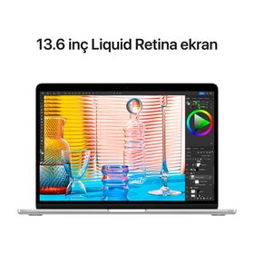Apple MacBook Air MLXY3TU/A M2 Çip 8GB RAM 256GB macOS Monterey 13.6 inç Gümüş Laptop - Notebook