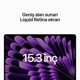 Apple MacBook Air Z18L000KY M2 8 Core CPU 10 Core GPU 16GB RAM 256GB SSD macOS 15 inç Uzay Grisi Laptop - Notebook