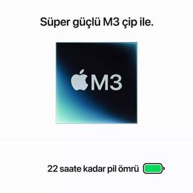 Apple MacBook Pro M3 8CPU 10GPU 8GB RAM 512GB SSD macOS 14 inç Laptop - Notebook