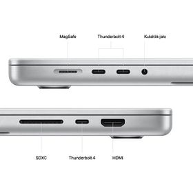 Apple MacBook Pro MNWC3TU/A M2 Pro 12 CPU 19 GPU 16GB RAM 512GB SSD macOS 16 inç Gümüş Laptop - Notebook