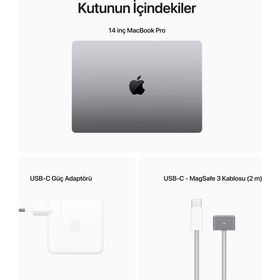 Apple MacBook Pro MPHF3TU/A M2 Pro 12CPU 19GPU 16GB RAM 1TB SSD macOS 14 inç Uzay Grisi Laptop - Notebook