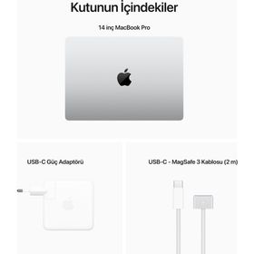 Apple MacBook Pro MPHJ3TU/A M2 Pro 16GB RAM 1TB SSD macOS 14 inç Gümüş Laptop - Notebook