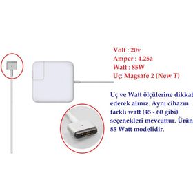Apple MD506Z/A 85W Magsafe Güç Adaptörü