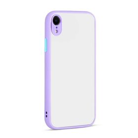 Apple MFONI_101566 iPhone Xr Arka Koruma Kapak Mavi Kelebekler Desenli Silikon Kılıf