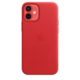 Apple MHK73ZM/A iPhone 12 mini Leather Case with MagSafe Product Red Kılıf