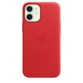 Apple MHK73ZM/A iPhone 12 mini Leather Case with MagSafe Product Red Kılıf