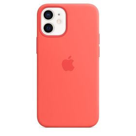 Apple MHKP3ZM/A iPhone 12 mini Silicone Case with MagSafe Pink Citrus Kılıf