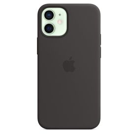 Apple MHKX3ZM/A Siyah iPhone 12 mini Silikon Kılıf