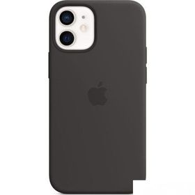 Apple MHKX3ZM/A Siyah iPhone 12 mini Silikon Kılıf