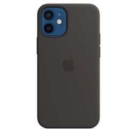 Apple MHKX3ZM/A Siyah iPhone 12 mini Silikon Kılıf