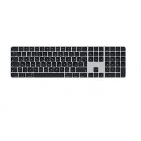 Apple MMMR3TQ/A Touch ID Özellikli ve Sayısal Tuş Takımlı Magic Keyboard Siyah Tuşlu Türkçe Q Klavye