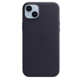 Apple Mpp93Zm/A iPhone 14 Plus Uyumlu Magsafe Özellikli Deri Kılıf Gece Yarısı Telefon Kılıfı