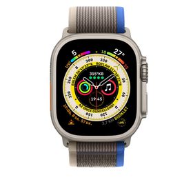Apple MQEK3ZM/A Watch 49 mm Mavi Gri Trail Kordon