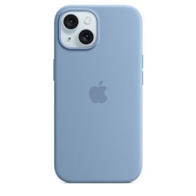 Apple MT0Y3ZM/A iPhone 15 MagSafe Buz Mavisi Silikon Kılıf