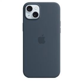 Apple MT123ZM/A iPhone 15 Plus MagSafe Silikon Fırtına Mavisi Kılıf