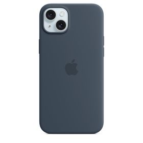 Apple MT123ZM/A iPhone 15 Plus MagSafe Silikon Fırtına Mavisi Kılıf