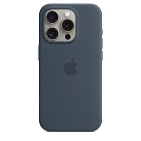 Apple MT1D3ZM/A iPhone 15 Pro MagSafe Silikon Fırtına Mavisi Kılıf
