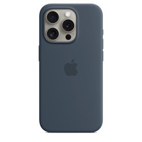 Apple MT1D3ZM/A iPhone 15 Pro MagSafe Silikon Fırtına Mavisi Kılıf