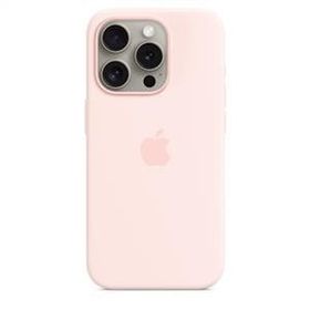 Apple MT1F3ZM/A iPhone 15 Pro MagSafe Silikon Uçuk Pembe Kılıf