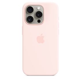 Apple MT1F3ZM/A iPhone 15 Pro MagSafe Silikon Uçuk Pembe Kılıf