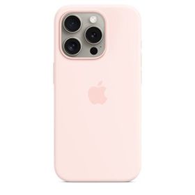 Apple MT1F3ZM/A iPhone 15 Pro MagSafe Silikon Uçuk Pembe Kılıf