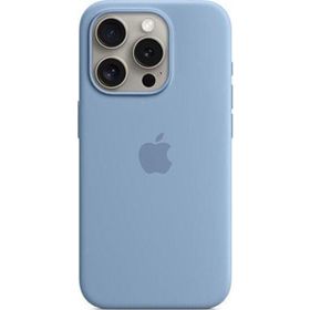Apple MT1L3ZM/A iPhone 15 Pro MagSafe Silikon Buz Mavisi Kılıf