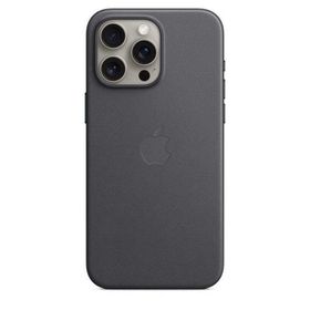 Apple MT4V3ZM/A iPhone 15 Pro Max MagSafe Mikro Dokuma Siyah Kılıf