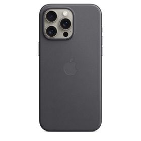 Apple MT4V3ZM/A iPhone 15 Pro Max MagSafe Mikro Dokuma Siyah Kılıf