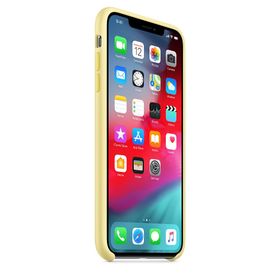 Apple MUJR2ZM/A Uçuk Sarı iPhone XS Max Silikon Kılıf
