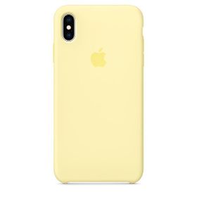 Apple MUJR2ZM/A Uçuk Sarı iPhone XS Max Silikon Kılıf
